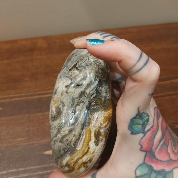 🔥 Sale 🔥 Zebra Jasper Super Chunky Heart - Final Price - Picture 9 of 13